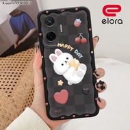 HP Xiaomi poco F7 - Elloraa.id - Xiaomi Casing poco F7 - Bear Motif - Cellphone Protector - Xiaomi -