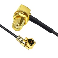 PIGTAIL CABLE 1.13MM MHF4 TO HIGH SCHOOL FEMALE ELBOW RIGHT angle 10 CM LENGTH