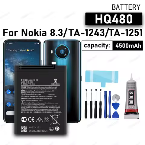 100% New High Quanlity HQ480 Battery Battery For Nokia 8.3 5G TA-1243 TA-1251 High Capacity Mobile P