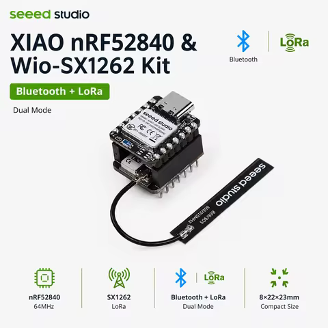 Meshtastic Develop Board XIAO nRF52840 & Wio SX1262 Kit 868MHZ 915MHz LoRa Antenna 862-930MHz Low Po