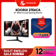 koorui 27E6CA 27/1500R/FHD/180Hz/99% HDR10 HDMI+HDMI+DP