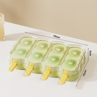Quivlox DIY Popsicle Mold Reusable Ice Cream Maker Creative Stick Lid Box Easy Demolding Acuan Bebek