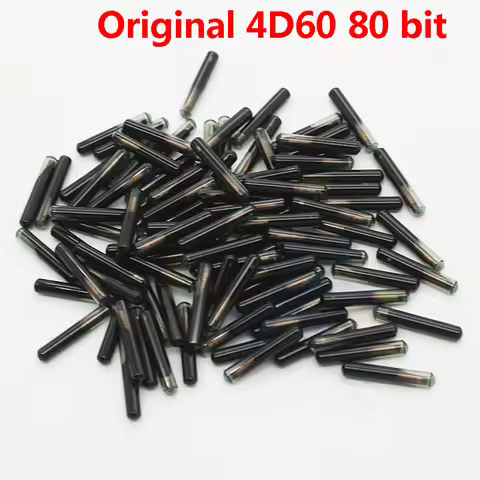 10pcs/lot Original 4D60 80Bit Chip 4D ID60 80 Bit Glass Super Chip for Ford Connect Fiesta Focus Esc