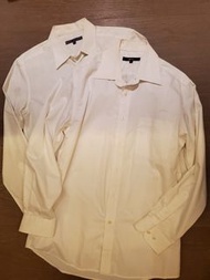 G2000 Shirt x 2 pcs Men Fashion White size 15/32 all together HKD 30 男仕白色恤衫