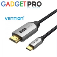 Vention CRBBG Type C to HDMI 4K 60Hz 3D Visual HDCP 2.2 Phone to TV Screen Display USB C to HDMI Coverter Cable 1.5M
