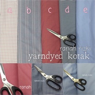 Kain Yarndyed / yandet / katun kotak