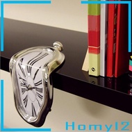 [HOMYL2] Creative Melting Clock Table Melting Time  Clock Decorative Funny Twisted clock clock  cloc