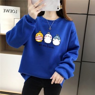 [AMYGO] Sweatshirt Woman Oversized Plus Size Baju Wanita Lengan Panjang Blouse Murah Muslimah Perempuan Women Dropship