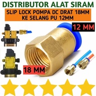 restock FITTING PNEUMATIC M18 X 12MM NEPEL POMPA DC DRAT 18MM SELANG