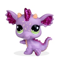 Yasmine Shop Purple Amp; Pink Sparkle Glitter Dragon With Green Eyes Lps