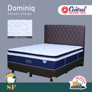 Kasur springbed central dominic pocket spring 180x200x37 matras only