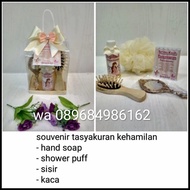 souvenir tasyakuran kehamilan/4 bulan/7 bulan/aqiqah/hampers custom