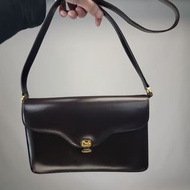 Celine vintage bag 小馬車金扣 深啡色 中古包 二手包