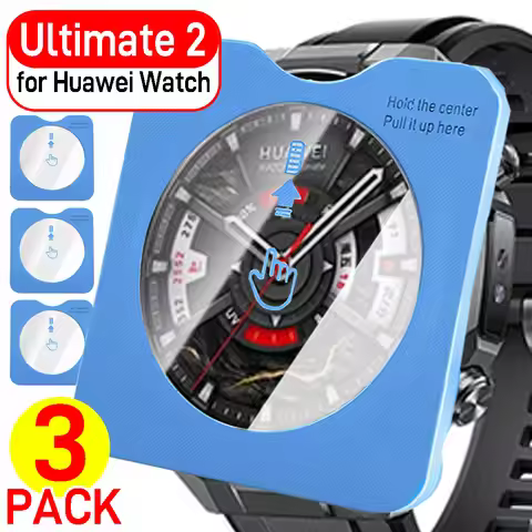 1-3Pcs Easy Installation Tempered Glass for Huawei Watch Ultimate 2 HD Anti-scratch Protective Watch