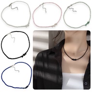 Jennifer Quartz Beads Crystal Necklace Natural Stone Crystal Necklace Beads