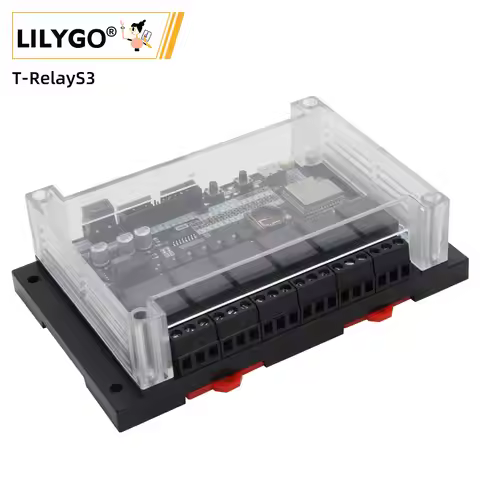 LILYGO® T-RelayS3 ESP32-S3 6-Way Relay Development Board ESP32-S3-WROOM-1U Wireless Module WiFi Blue