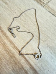 Coach 銀色圓環項鍊