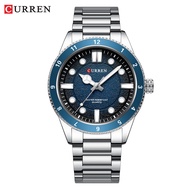 Ready Stock Fast Shipping CURREN/Karien 8450 Men's Simple Business Watch Waterproof Round Large Dial