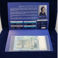🔥Banknotes Koleksi Malaysia RM50 Zeti Akhtar Aziz Replacement Note (Mata Kucing / Yellow Eye) Folder