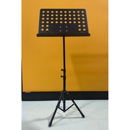 Music Stand Conductor Stand Foldable Black
