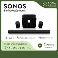 5.1.2 Sonos Arc Soundbar With Dolby Atmos Set with One SL and Sub Gen 3- Wireless Home Theater System with Subwoofer and Surround Speaker for your Smart TV [