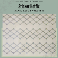 Sticker Hotfix Copy Swarovski Batu Manik Tampal New Arrival Kod 98