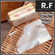 100pcs Transparent Sandwich Self Adhesive Packaging Bag Clear Bread Plastic Toast Bag Plastik Bungku
