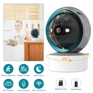 Mini WiFi Camera 1080P Surveillance Camera Digital 360°Rotating Tracking Alarm Night Vision Monitor Home Security