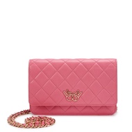 Chanel Pink Quilted Lambskin Emoticon WOC Wallet on Chain Gold Hardware, 2016