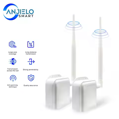 2-Pack Wireless Access Point with WIFI HaLow Bridge Kit Outdoor Point to Point Connection Long-Range