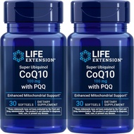 Life Extension er Ubiquinol CoQ10 with PQQ, 30 softgels (Pack of 2)