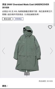 GU X Undercover 工裝外套