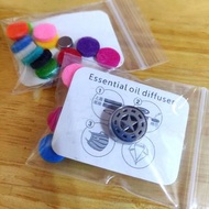 星星型 12mm口罩香薰扣 磁石扣 連12片棉芯 | 沉香壇香 衣領口罩適用 Pin