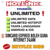 Mobile & AccessoriesMAXIS UNLIMITED DATA & HOTSPOT (VPN)