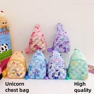 Ready Stock unicorn chest bag unicorn single shoulder bag unicorn belt bag unicorn sing bag cartoon 