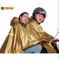 Tiger head jas hujan boncengan Ponco 2in1 pria wanita murah - jas hujan boncengan tiger - jas hujan