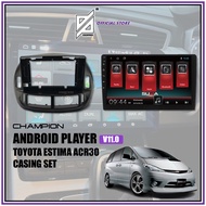 Toyota Estima ACR30 SUMA 10'' Inch Player + Casing (Set) Mirrorlink Android 9.0 GPS WITH TV CHANNELS