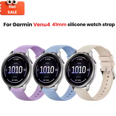 18mm Strap for Garmin Venu 4 41mm Venu 2S 3S Forerunner 265S 255S Vivoactive 4S 3S Wristband Smartwa