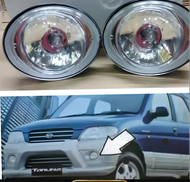 sepasang lampu fog lamp untuk mobil daihatsu taruna C series CSX CX CL dan F series FGZ FL FX lampu
