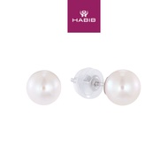 HABIB Freshwater Pearl Stud Earring in 375/9K Yellow Gold BE61564