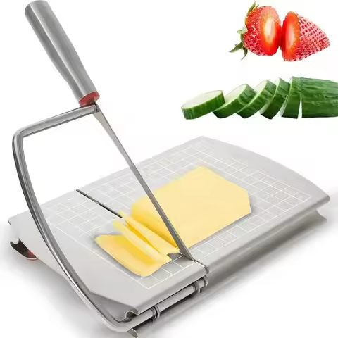 Household Cheese Cutting Machine, Ham Cheese Slicer, Cheese Cutter With Scale Cutting Knife Kitchen 
