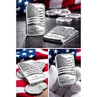 U.S. Flag 1 oz Silver Bar