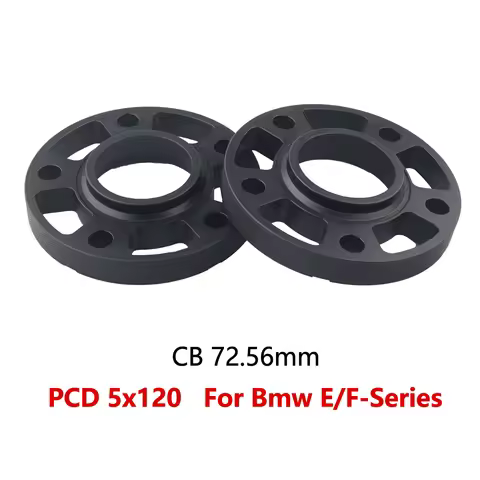For Bmw E/F-Series 12/15/20mm Wheel Spacer Adapter PCD 5x120 CB 72.56mm 5-Lug Car 2Pieces/set Alumin