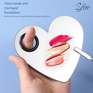 &lt;2fire&gt; 1/2/3 Makeup Palette Cosmetic Plate Mixing Tray with Spatula Nail Art Holder Color Paint Tool Foundation Gel Eye Shadow