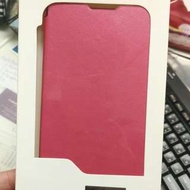 粉紅色Sony c3手機保護殼（翻蓋）