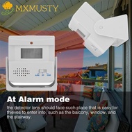 MXMUSTY Sound Loud Chime Entry Door Guest Welcome Door Bell Wireless For Shop Entry Infrared Detector Durable PIR Motion Sensor Alarm Security/Multicolor