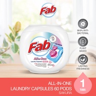 [NEW] Fab All-in-One Laundry Capsules 60 Pods