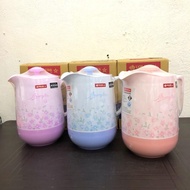LION STAR BRAND PLASTICS THERMO WATER JUG FOR HOT/ COLD (1.3LITER/2.1LITER) (PINK/BLUE/PURPLE)