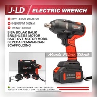 Mesin pembuka baut ORIGINAL Impact JUMBO JLD 88 volt untuk buka  roda ban truck mobil motor cvt impact wrench cordless impak Impek