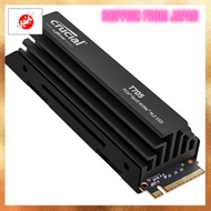 [From JAPAN]
Crucial T705 PCIe Gen5 NVMe 4TB SSD with heatsink, maximum speed of 14,100MB/s, TLC NAN